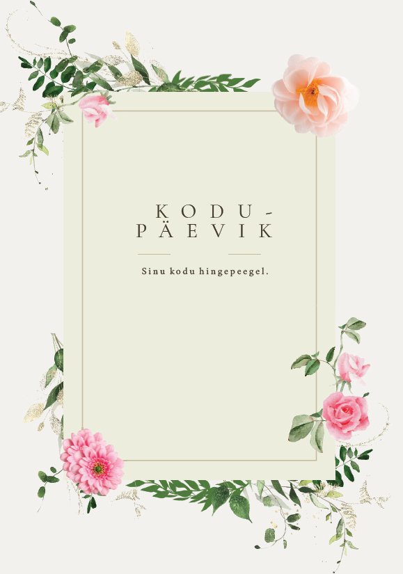 Kodupäevik roosa e-raamat