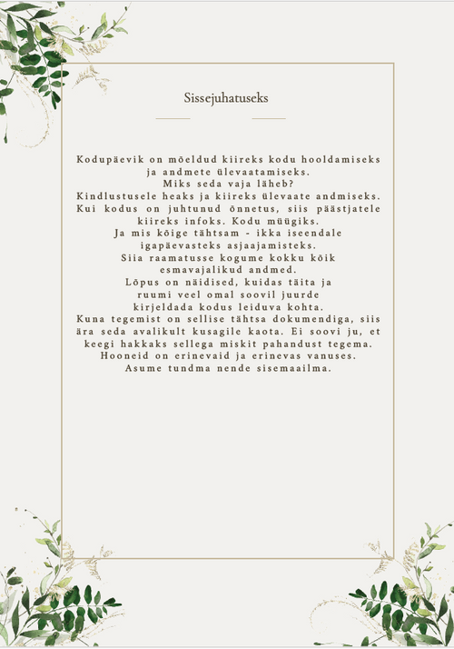 Kodupäevik roosa e-raamat